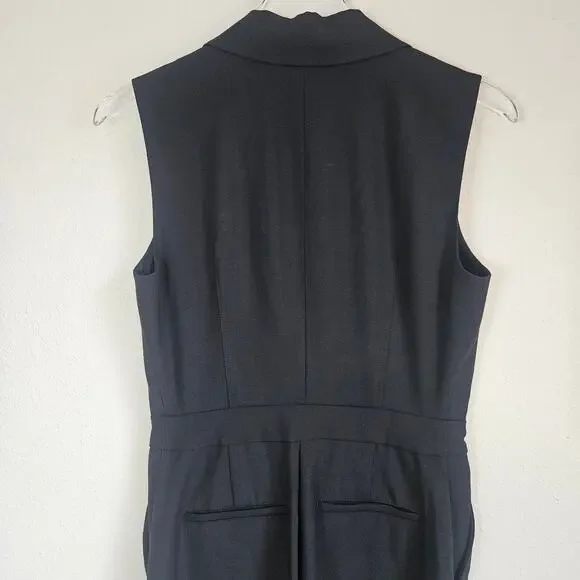 JONATHAN SIMKHAI Reyna Tailored Jumpsuit Black‎ Size 4